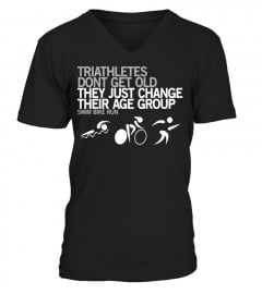 Triathlon SWIM/BIKE/RUN Funny Sport T-Shirt - Age Group