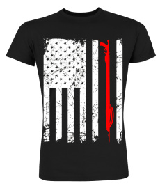 Spearfishing t shirt - Spearfishing flag US