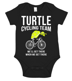 Cycling Shirts Funny Turtle Cycling Team T-shirt