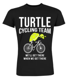 Cycling Shirts Funny Turtle Cycling Team T-shirt