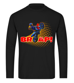 Braap Just Gonna Send It Uncle Ronnie Mac 69 Dirt Bike Shirt