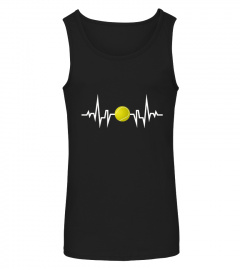 Tennis Player Heart Beat EKG T-Shirt7