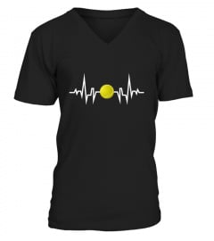 Tennis Player Heart Beat EKG T-Shirt7