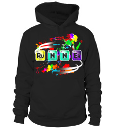 Runner Periodic Table Chemistry T shirt Gift Running