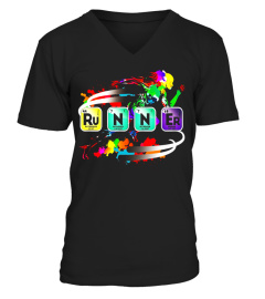 Runner Periodic Table Chemistry T shirt Gift Running