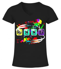 Runner Periodic Table Chemistry T shirt Gift Running