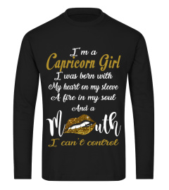 CAPRICORN GIRL BORN WITH HEART ON SLEEVE