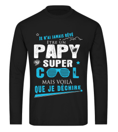 JE N'AI JAMAIS REVE ETRE UN PAPY SUPER COOL MAIS VOILA QUE JE DECHIRE T-SHIRT