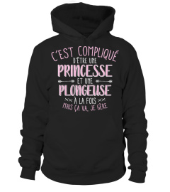 C'est compliqué d'être une princesse et une plongeuse à la fois mais ça va, je gère | Cadeau T-Collector®