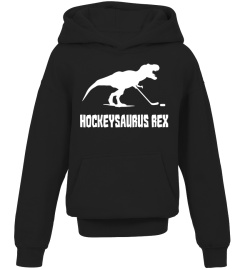 Hockeysaurus Rex: Funny T-Rex T-Shirt For Ice Hockey Fans