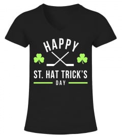 St. Patricks Day Hockey Shirt - Saint Hat Trick's Day
