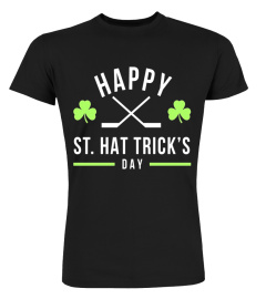 St. Patricks Day Hockey Shirt - Saint Hat Trick's Day