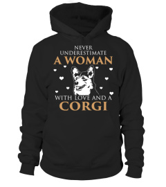 A Woman With Love and A Corgi Funny Gifts T-shirt