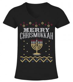 MERRY CHRISMUKKAH Hanukkah and Christmas