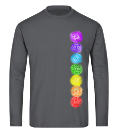 maglia con i sette simboli chakra