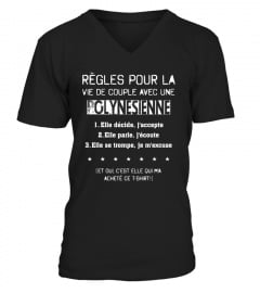 T-shirt - Vivre avec Polynésienne