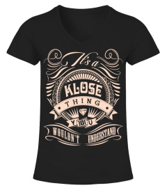 It's a KLOSE Thing - Name