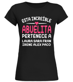 ESTA INCREÍBLE ABUELITA PERTENECE A CAMISA PERSONALIZADA