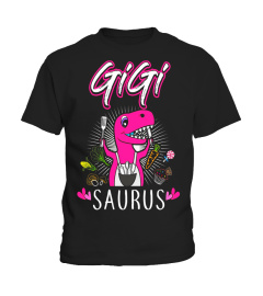 Funny Gigi Saurus Grandma Gift Cute Grandmother T-shirt