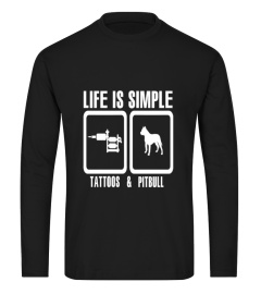 Life Is Simple Tattoos And Pitbull