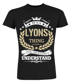 LYONS - It's a LYONS Thing