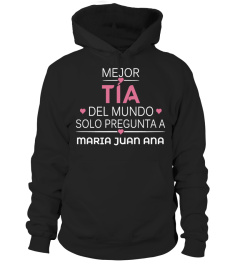 MEJOR TÍA DEL MUNDO SOLO PREGUNTA A CAMISETA PERSONALIZADA