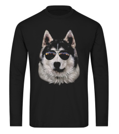 T-SHIRT, SWAG SIBERIAN HUSKY IN AVIATOR 