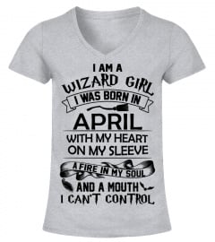 HARRY POTTER APRIL GIRL WIZARD A MOUTH CAN'T CONTROL T-SHIRT
