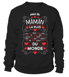 Voici la Maman la plus géniale, gentille, courageuse, formidable,... du Monde | Cadeau T-Collector®