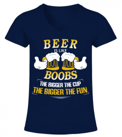 Beer Tshirt - The Bigger The Funnier