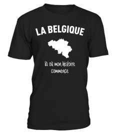 T-shirt Belgique Histoire