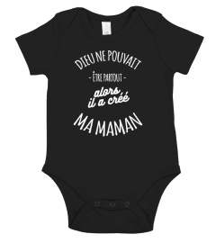 Body/T-Shirt Dieu ne pouvait être partout alors il a créé ma maman | Cadeau T-Collector®