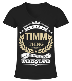 TIMM - It's a TIMM Thing