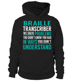 Braille Transcriber - We Solve Problem