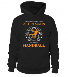 Unterschätze nie einen alten Mann mit einem Handball