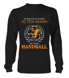 Unterschätze nie einen alten Mann mit einem Handball