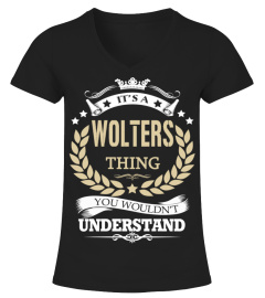 WOLTERS - It's a WOLTERS Thing