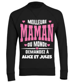 MEILLEURE MAMAN DU MONDE - PERSONNALISÉ