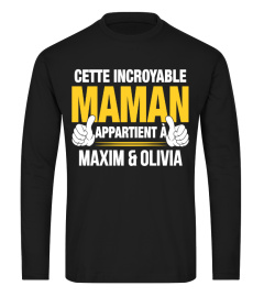 MAMAN - T-SHIRT PERSONNALISÉ!