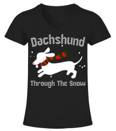 Dachshund Through The Snow Ugly Christmas Sweater