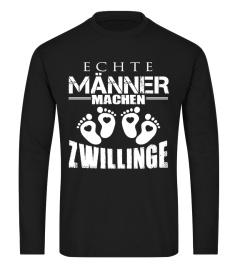 ECHTE MANNER MACHEN ZWILLINGE T-SHIRT