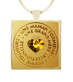 Pendentif Bijou : Une maman formidable donne toujours une grand-mère exceptionnelle | Cadeau T-Collector®