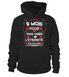 Personnalisable : 9 mois pour vous créer, l'éternité pour vous aimer + "votre texte" | Cadeau T-Collector®