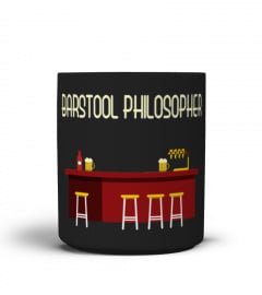Barstool Philosopher Fun Philosophy Gift Mug