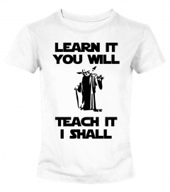 Jedi Teacher - white T
