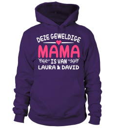 DEZE GEWELDIGE MAMA IS VAN GEPERSONALISEERDE T-SHIRT