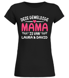 DEZE GEWELDIGE MAMA IS VAN GEPERSONALISEERDE T-SHIRT