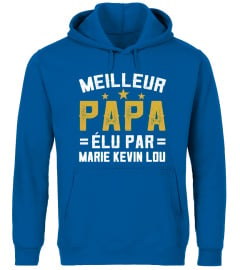 MEILLEUR PAPA ÉLU PAR T-SHIRT PERSONNALISÉ