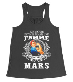 Femme Qui Est Née En Mars