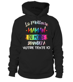 Personnalisable : La meilleure maman du monde demandez à "votre texte" | Cadeau T-Collector®